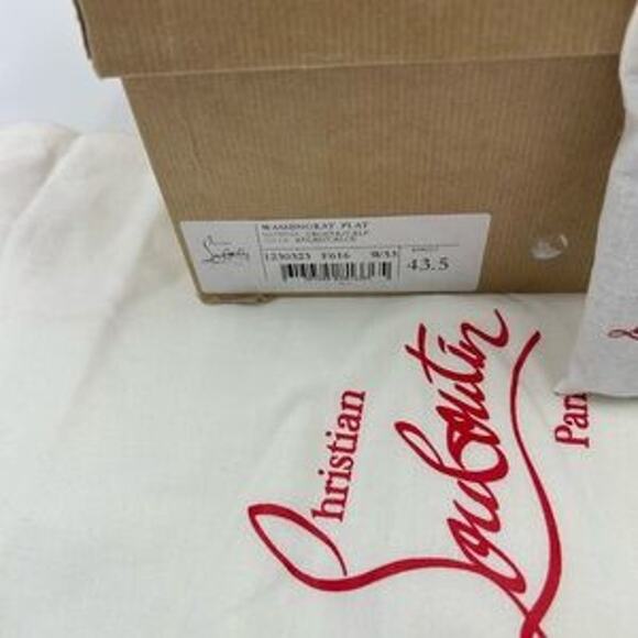 Men's Christian Louboutin WASSENGRAT boots calf leather and suede size 43.5 - Picture 6 of 11